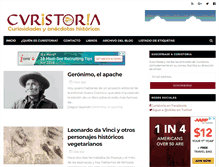 Tablet Screenshot of curistoria.com